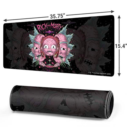 Adult Swim Rick and Morty Split Head Rick Gaming Mouse Pad